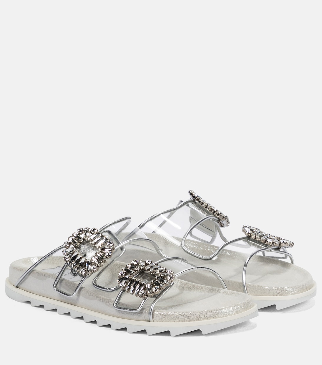 Sandali Slidy Viv' in PVC e pelle | Roger Vivier