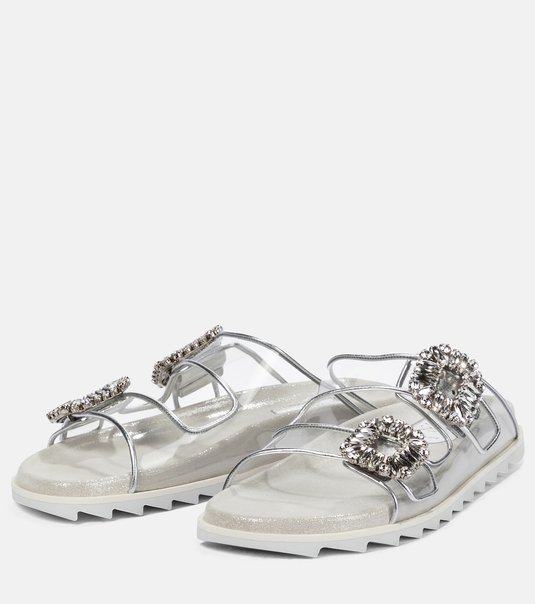 Sandali Slidy Viv' in PVC e pelle | Roger Vivier