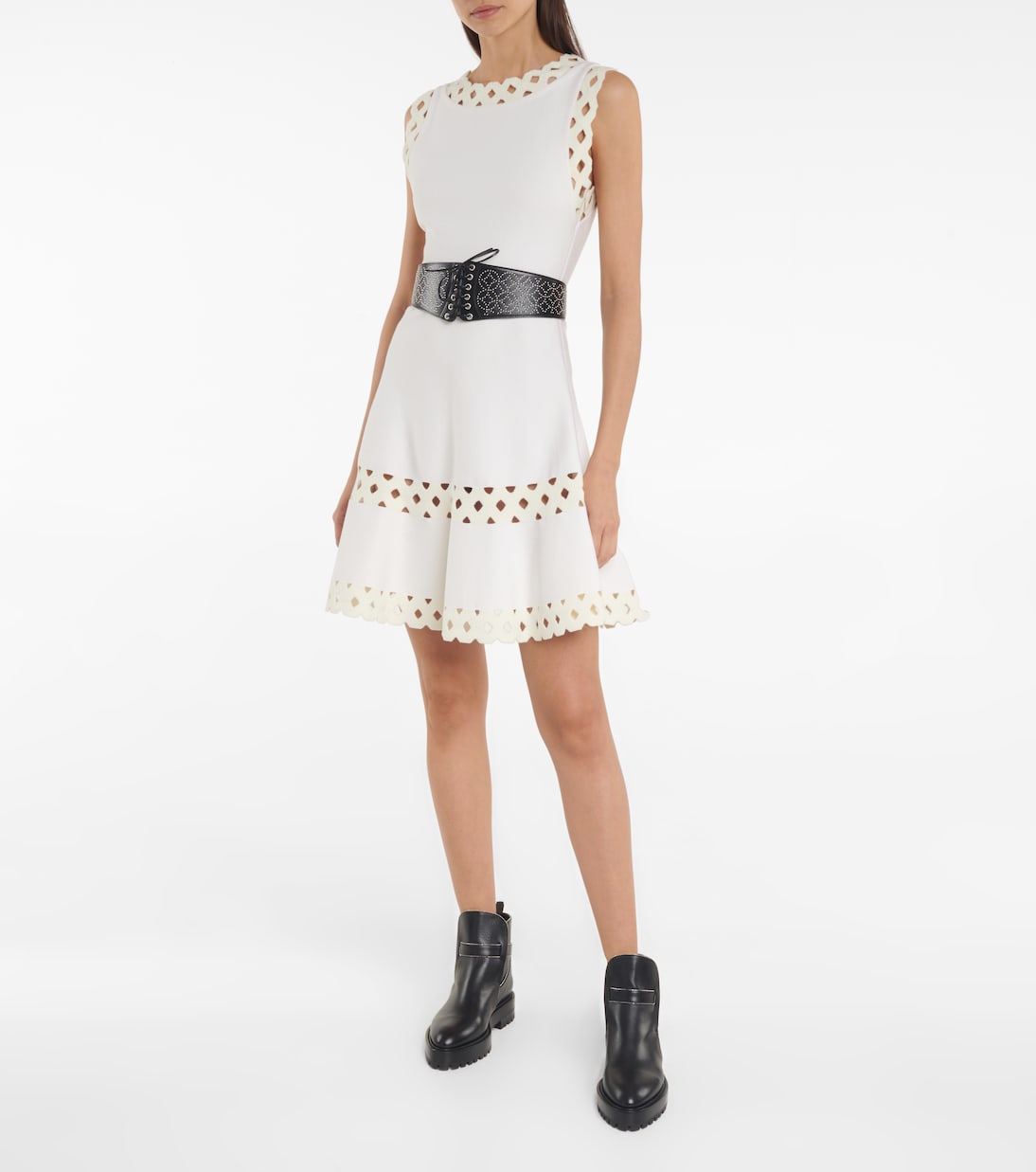 Vienne wool-blend minidress | Alaïa