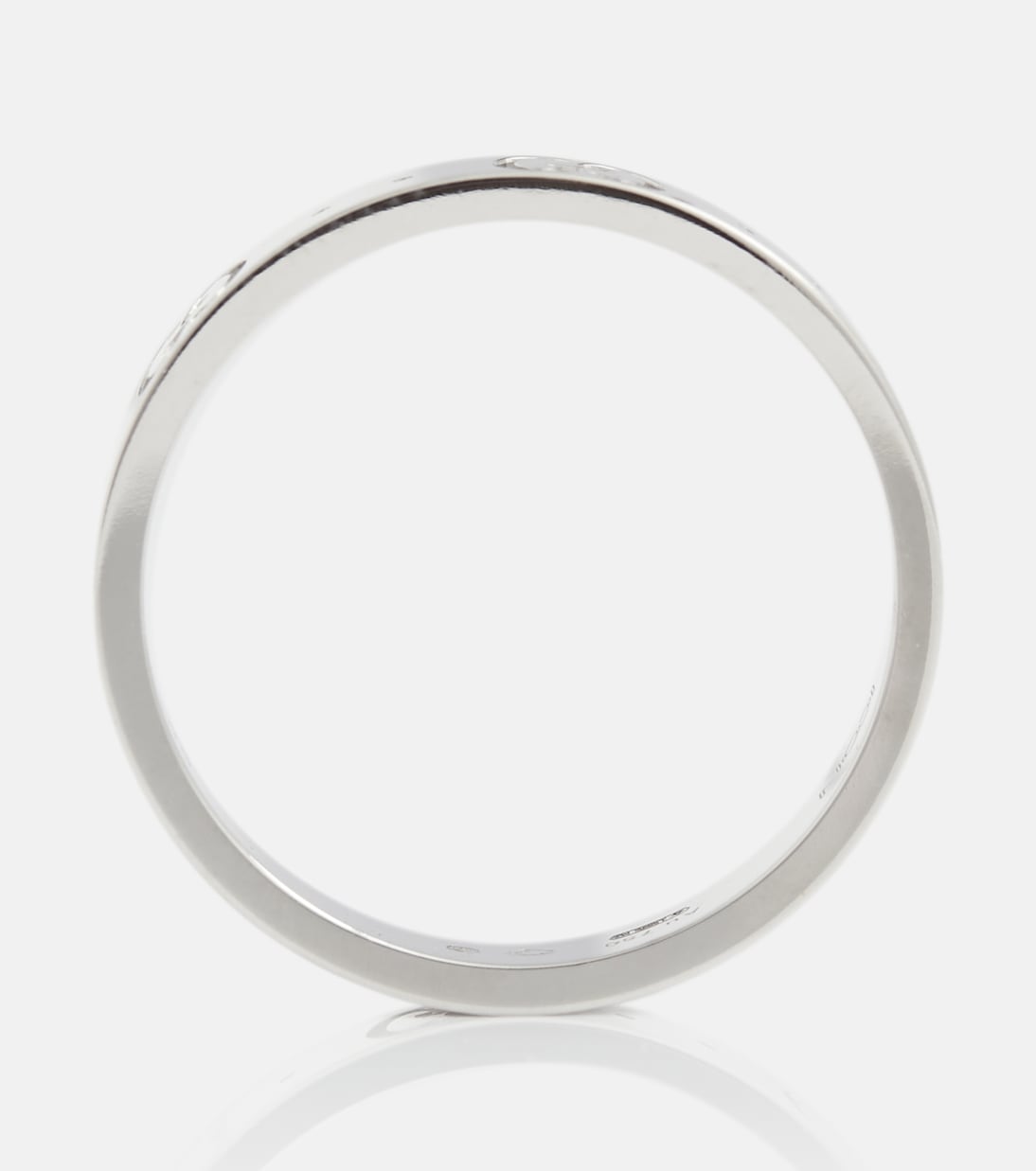 Anello Icon in oro bianco 18kt | Gucci