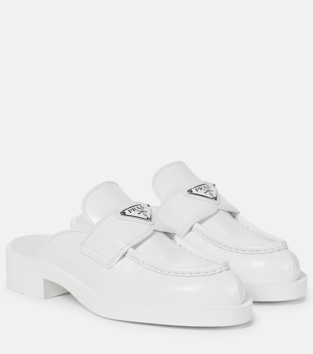 Leather slippers | Prada