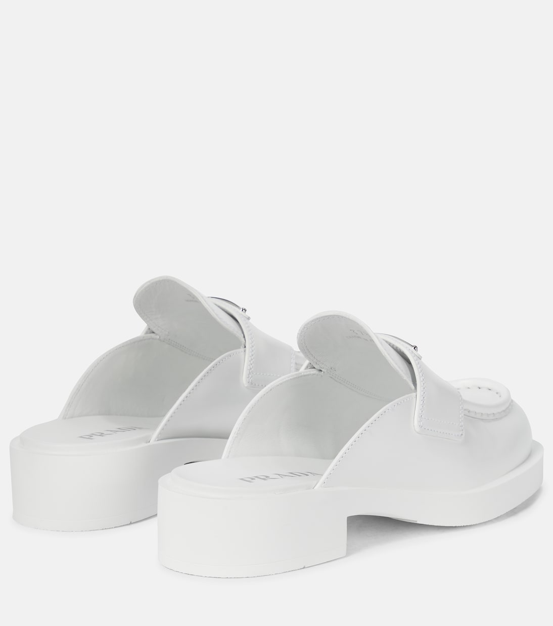 Leather slippers | Prada