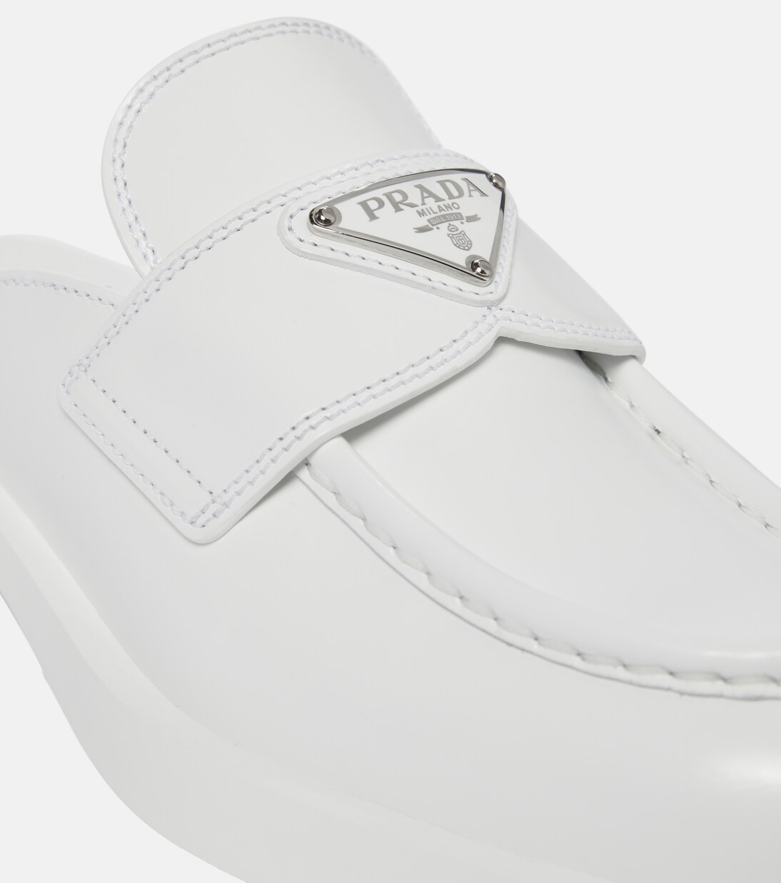 Leather slippers | Prada