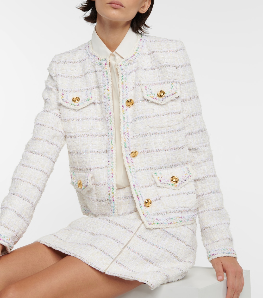 Giacca in tweed con paillettes | Giambattista Valli
