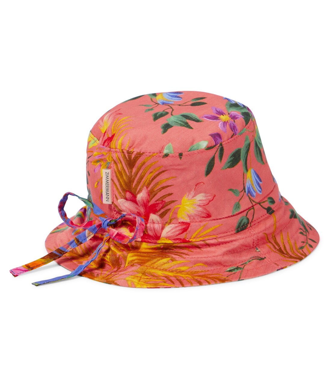 Reversible cotton bucket hat | Zimmermann Kids