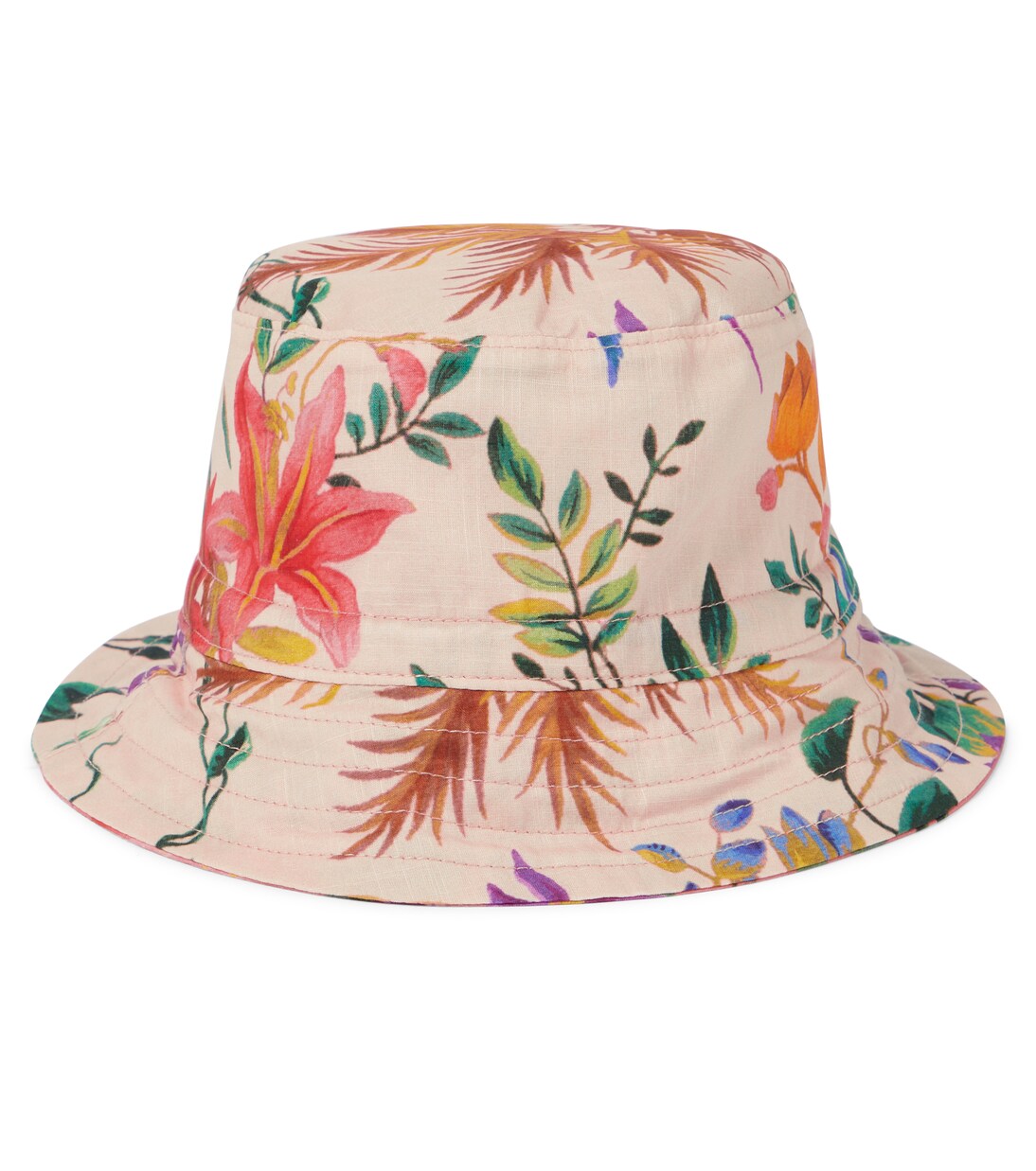 Reversible cotton bucket hat | Zimmermann Kids