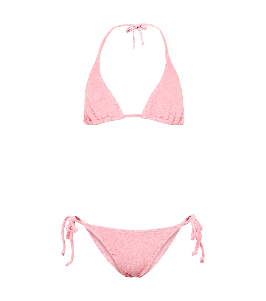Pamela cotton-blend terry bikini | Lisa Marie Fernandez