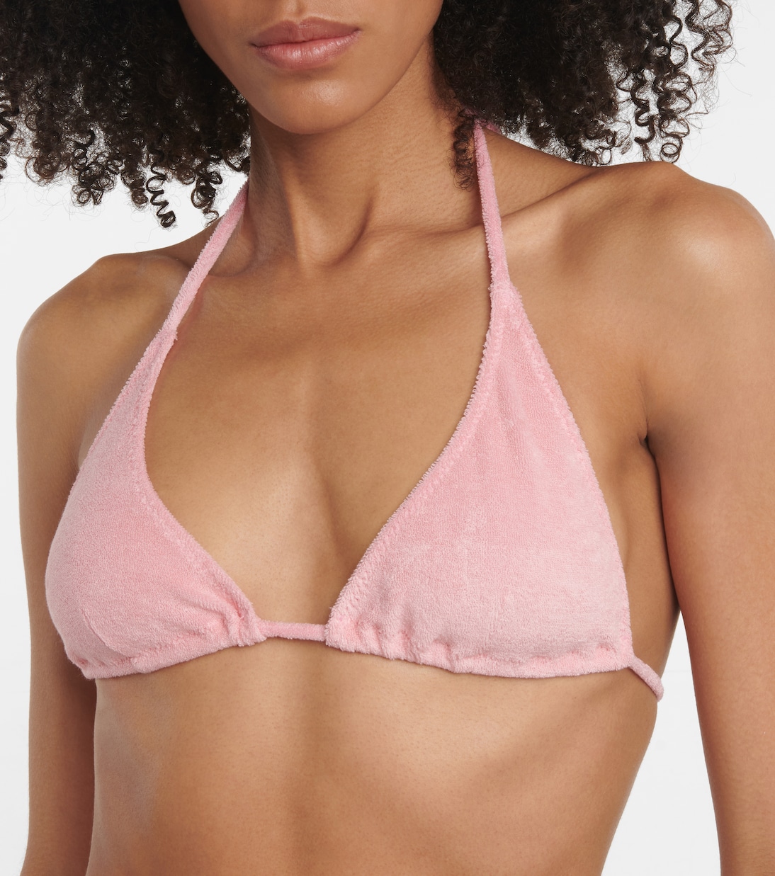 Pamela cotton-blend terry bikini | Lisa Marie Fernandez