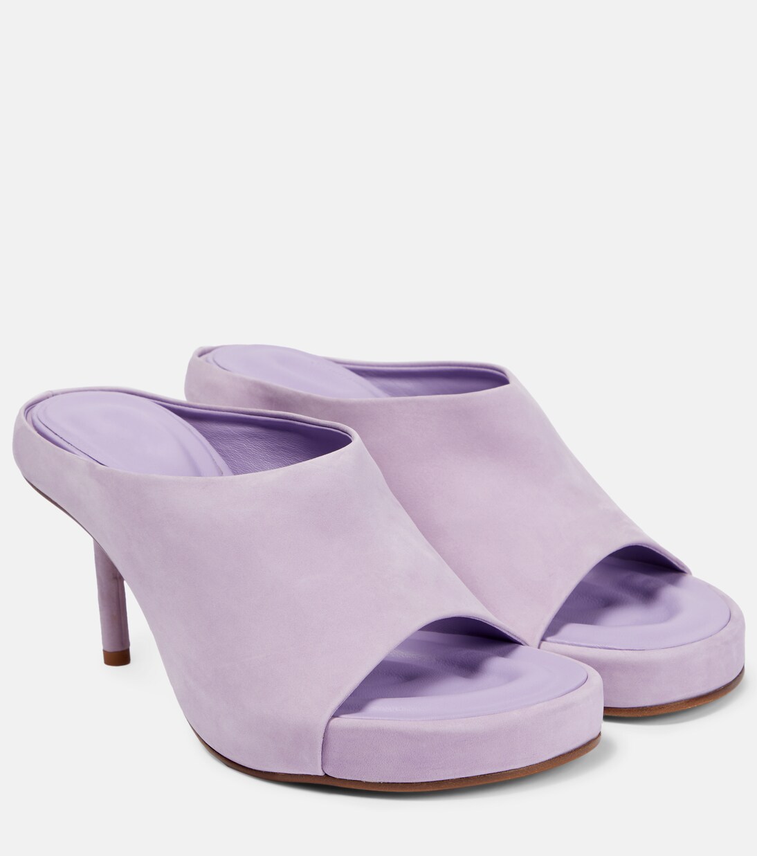 Pantoletten Les Mules Nuvola aus Veloursleder | Jacquemus