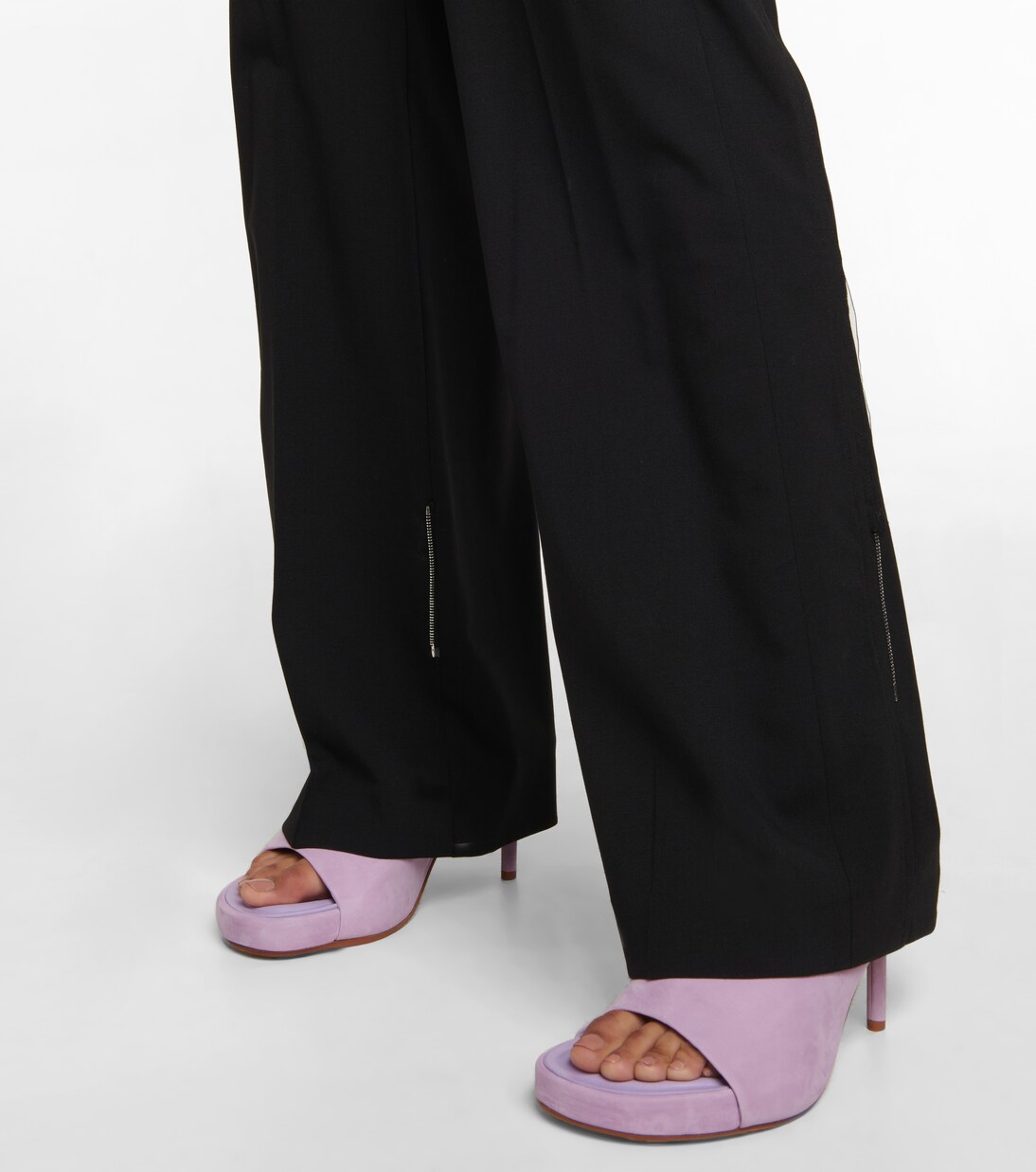Pantoletten Les Mules Nuvola aus Veloursleder | Jacquemus