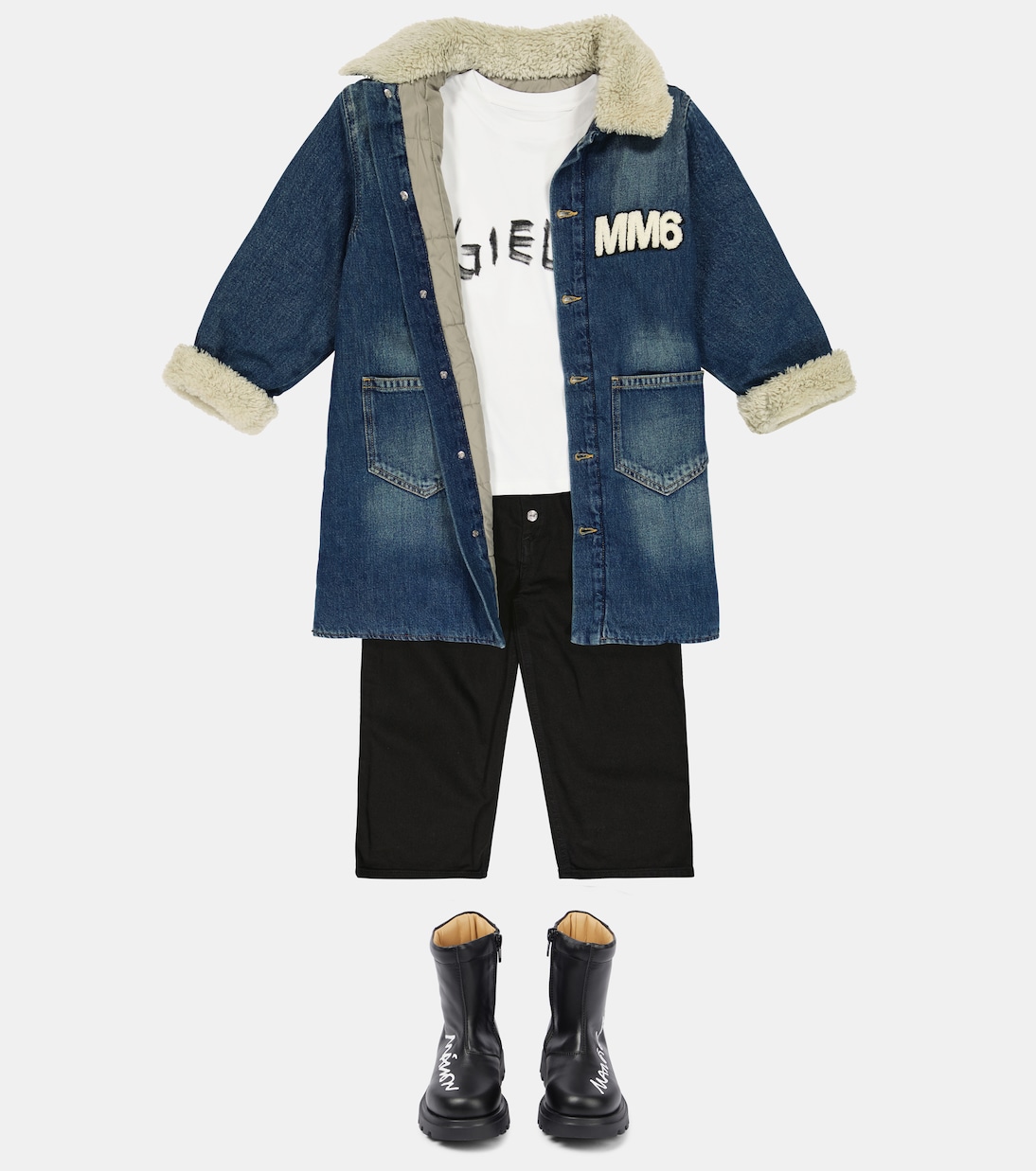 Denim coat | MM6 Maison Margiela Kids