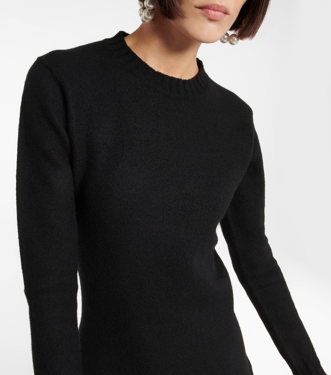 Asymmetrical wool dress | Jil Sander