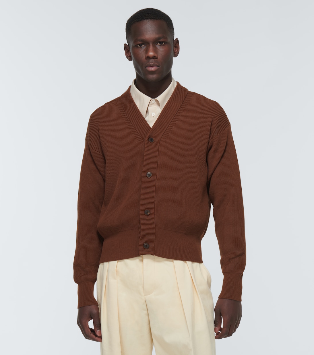 Cardigan in cotone | Auralee
