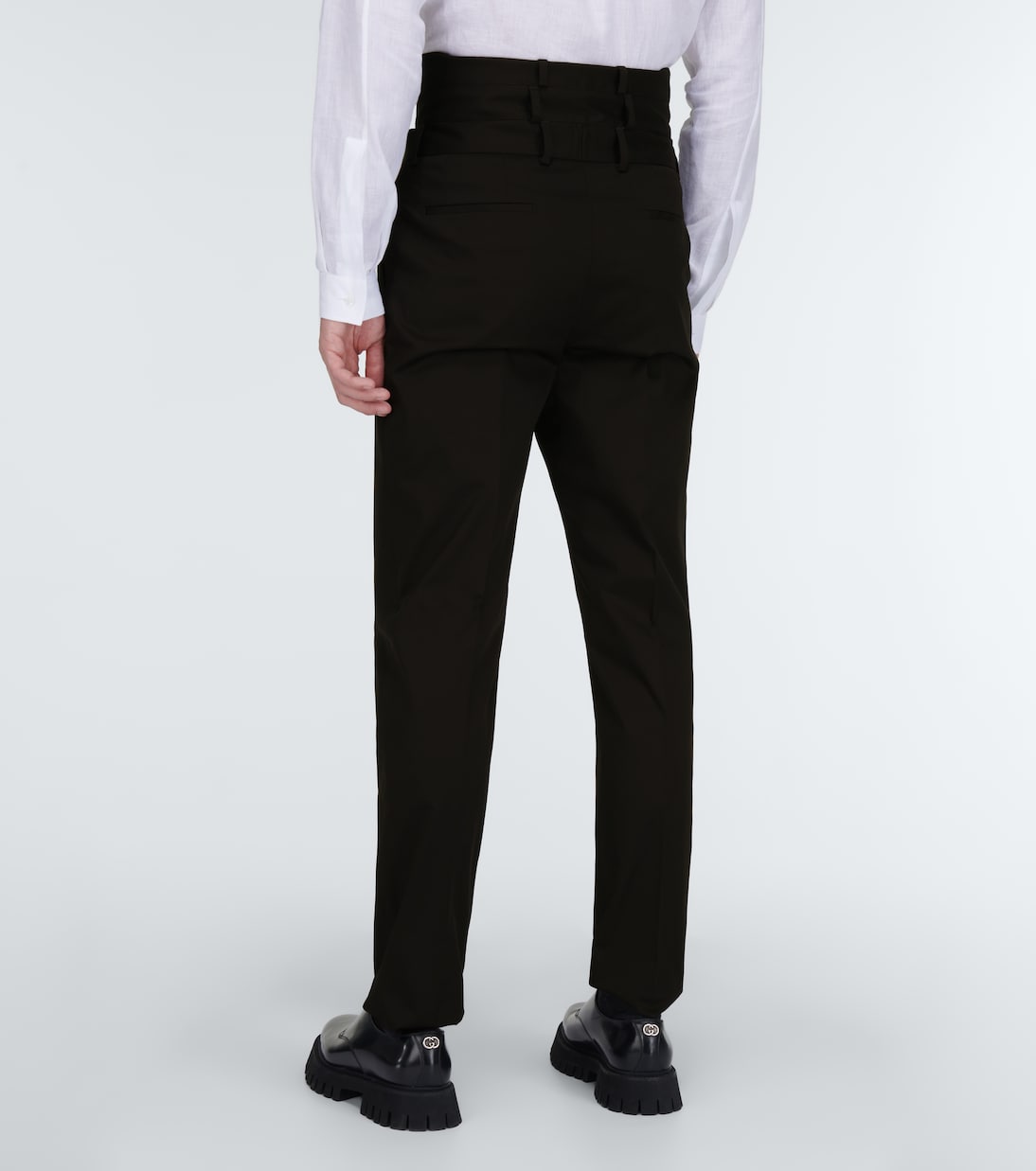 Pantalón de traje con doble cintura | Dolce&Gabbana