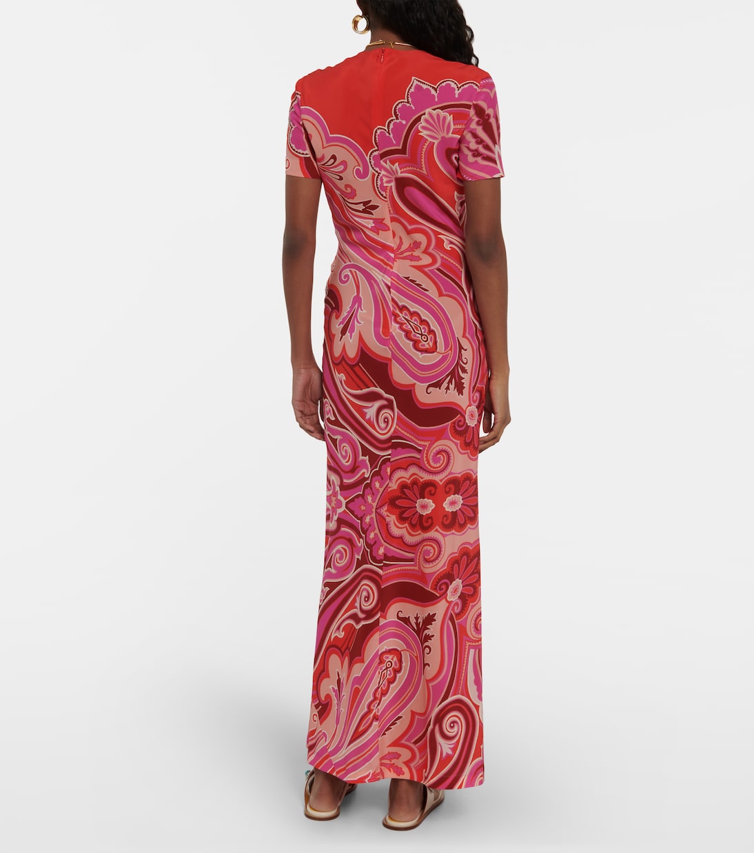 Printed silk gown | Etro