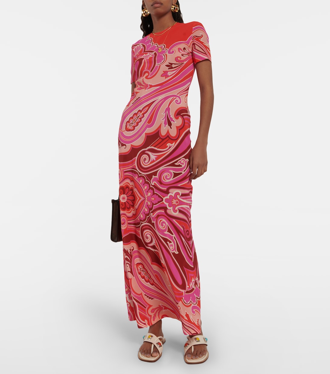 Printed silk gown | Etro