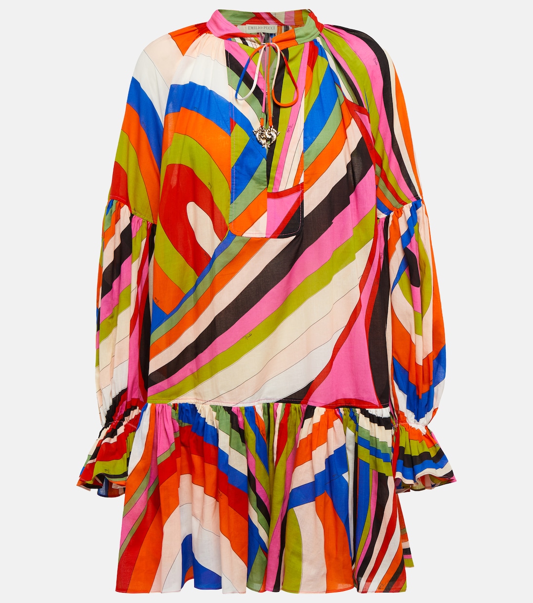Robe imprimée en coton | Pucci