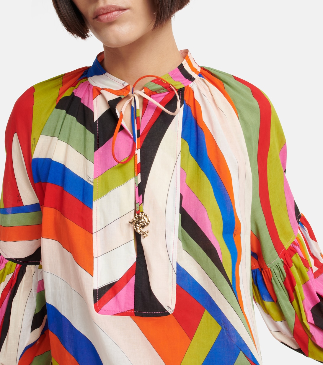 Robe imprimée en coton | Pucci