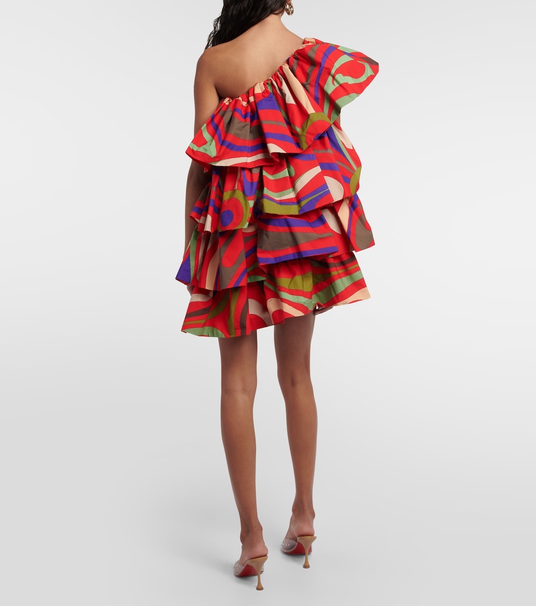 Marmo tiered cotton minidress | Pucci