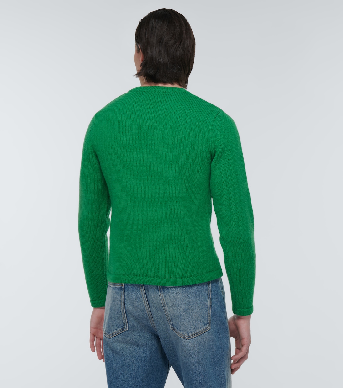Pull brodé en laine mélangée | ERL