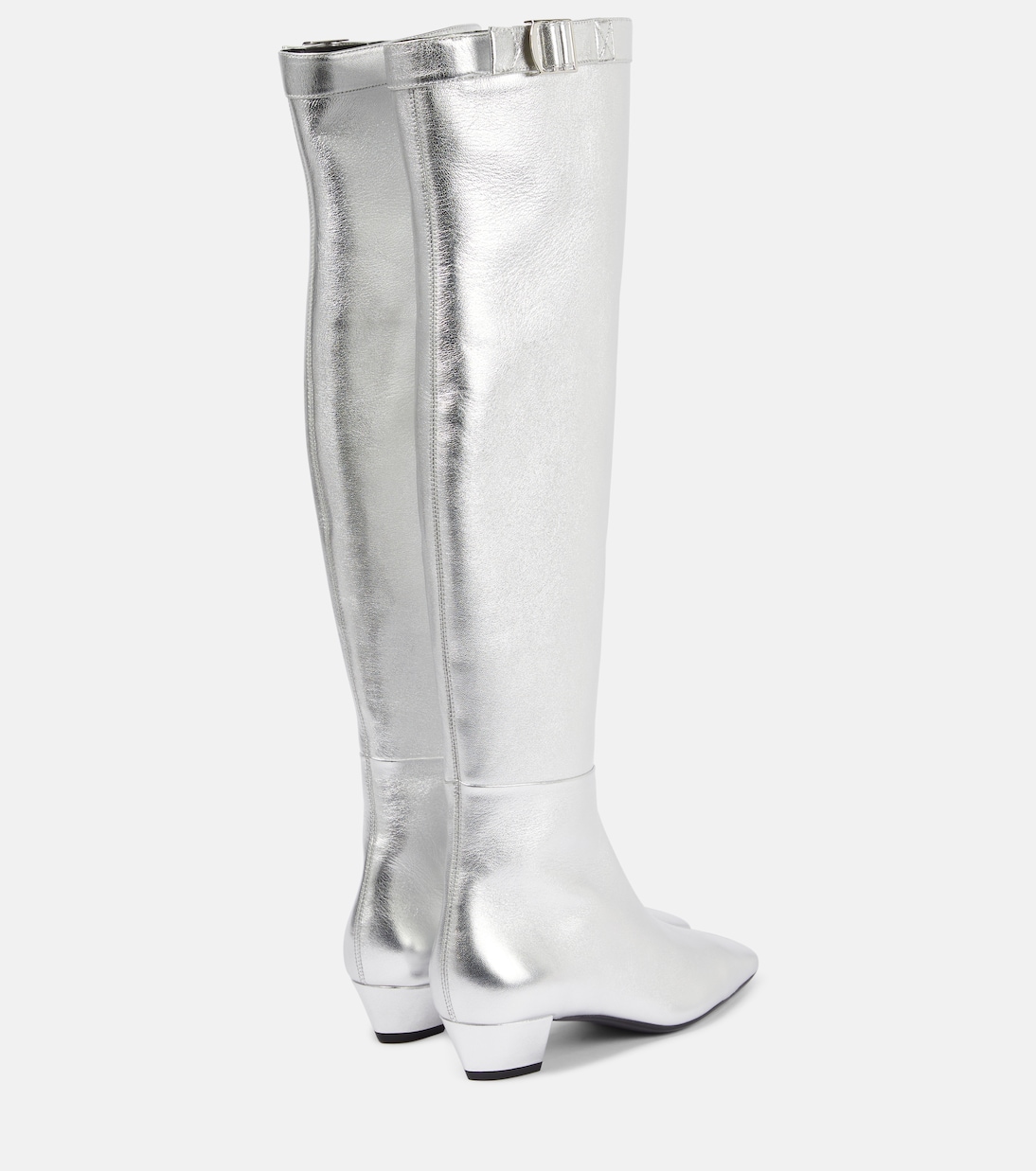 Metallic over-the-knee boots | Tom Ford