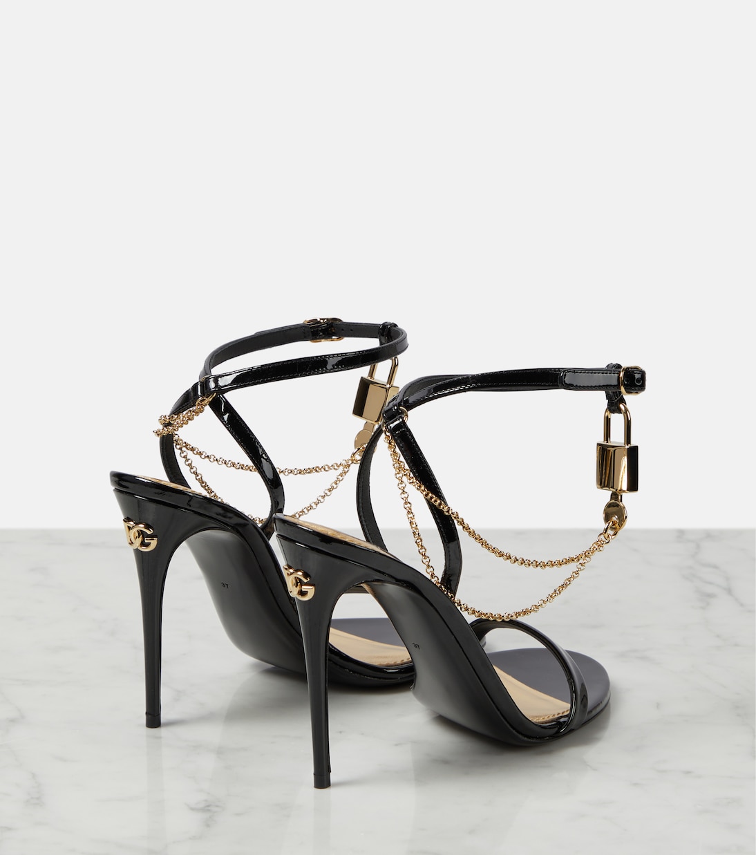 Sandalen Keira aus Lackleder | Dolce&Gabbana