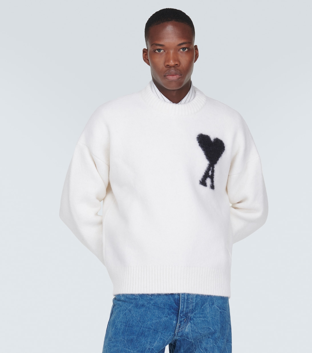 Wool-blend sweater | Ami Paris