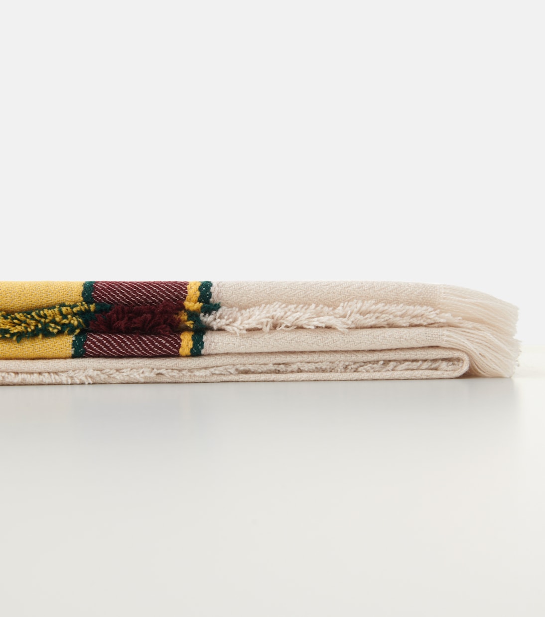 Embroidered wool and cashmere throw | Etro
