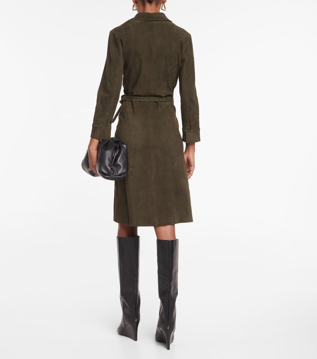 Minikleid Ross aus Veloursleder | Stouls