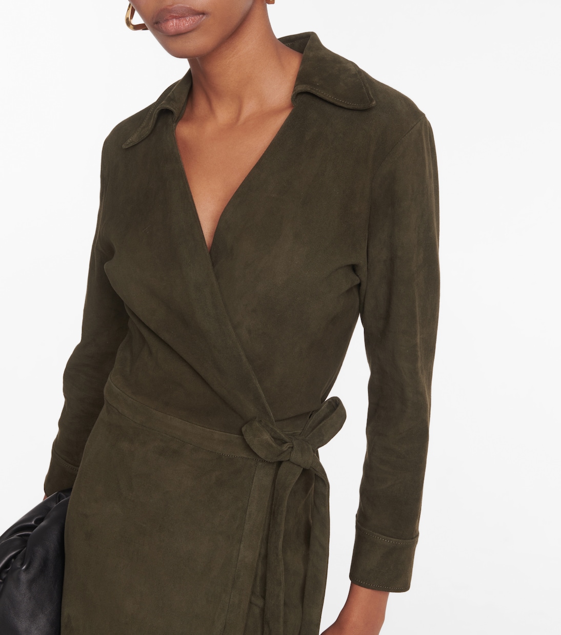 Minikleid Ross aus Veloursleder | Stouls