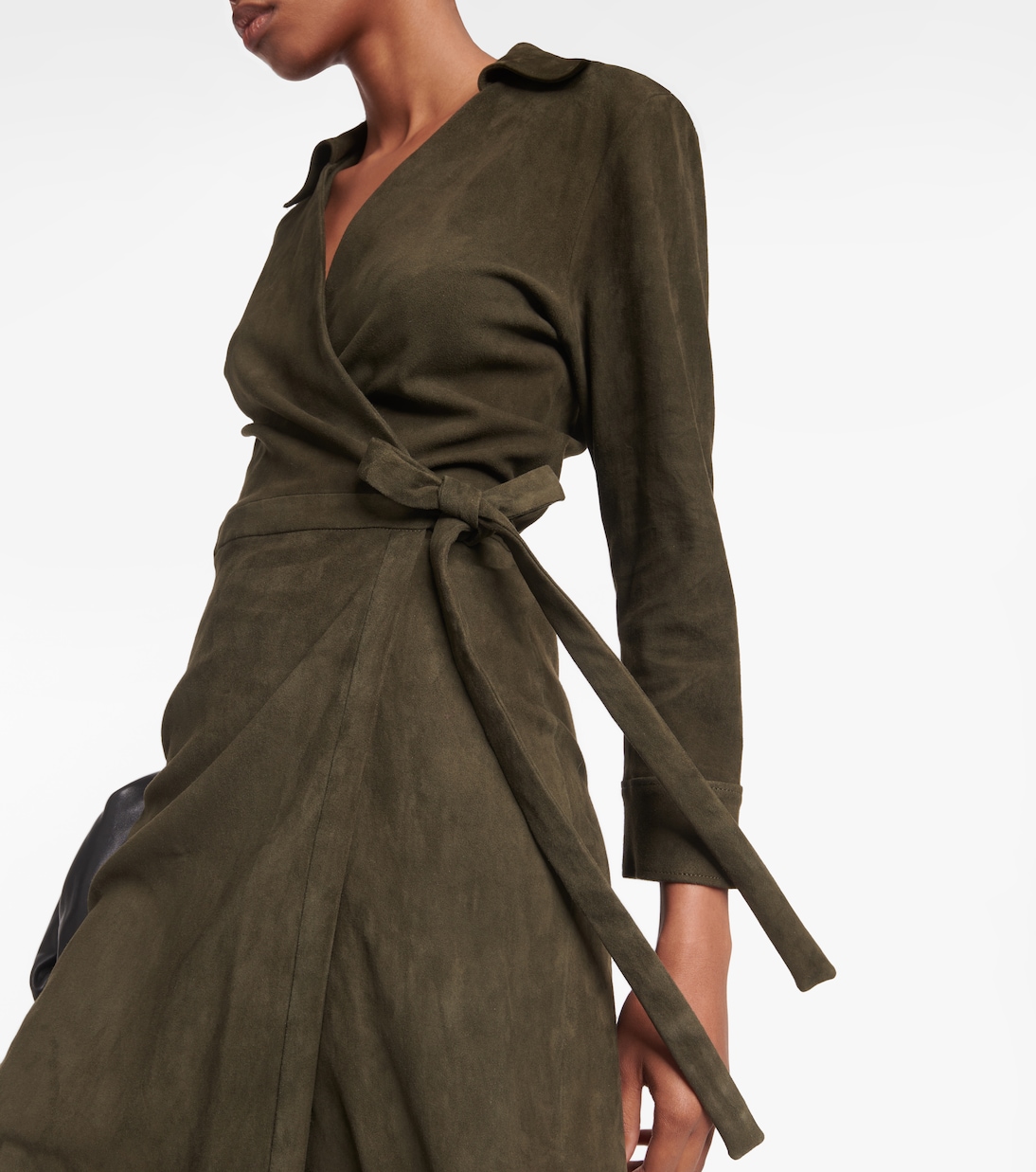 Minikleid Ross aus Veloursleder | Stouls