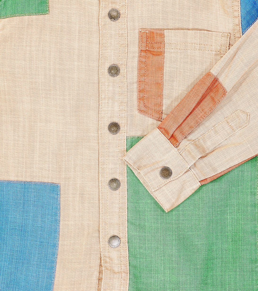 Camicia in cotone patchwork | Stella McCartney Kids