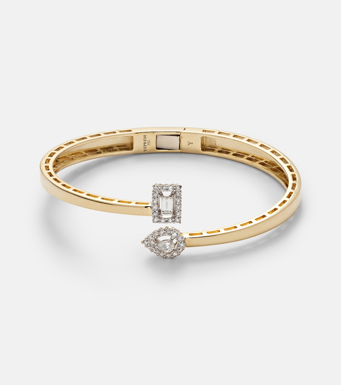 Bracciale in oro 18kt YEPREM con diamanti, stile giovane e raffinato