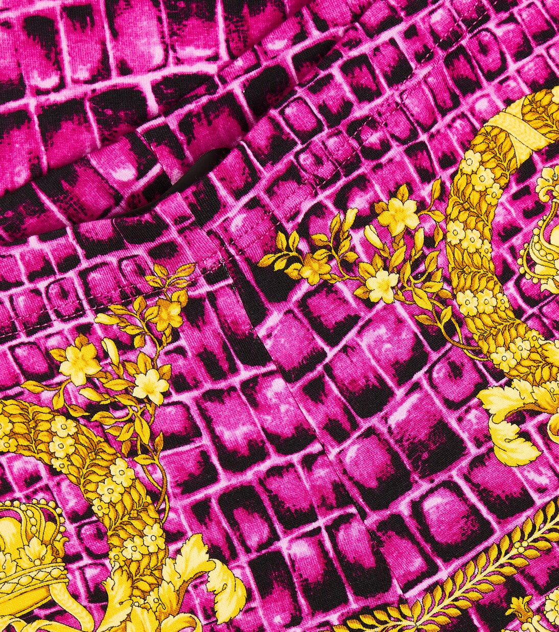 Leggings Baroccodile in jersey | Versace Kids