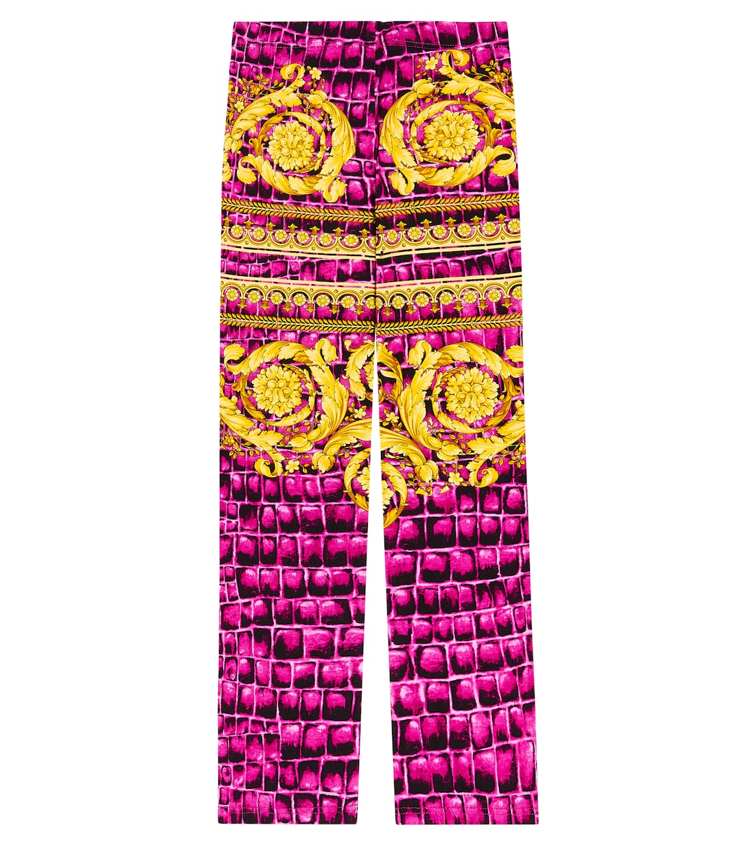 Leggings Baroccodile in jersey | Versace Kids