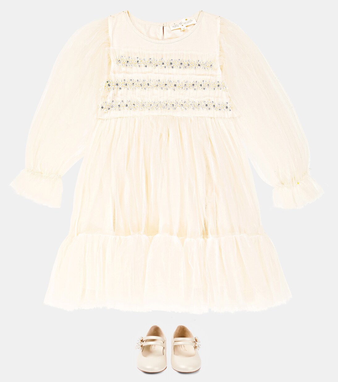 Verziertes Kleid Neva aus Tüll | Tutu Du Monde