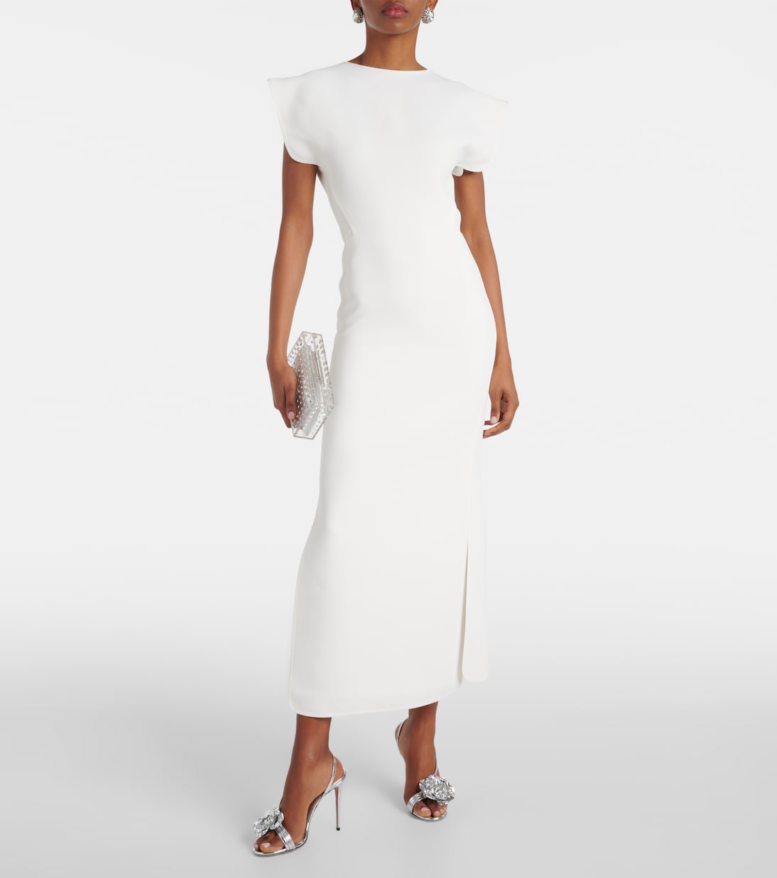 Robe midi Zephyr en crêpe | Maticevski