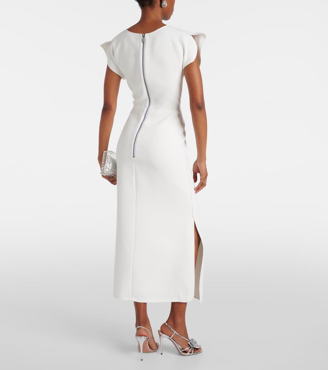 Robe midi Zephyr en crêpe | Maticevski