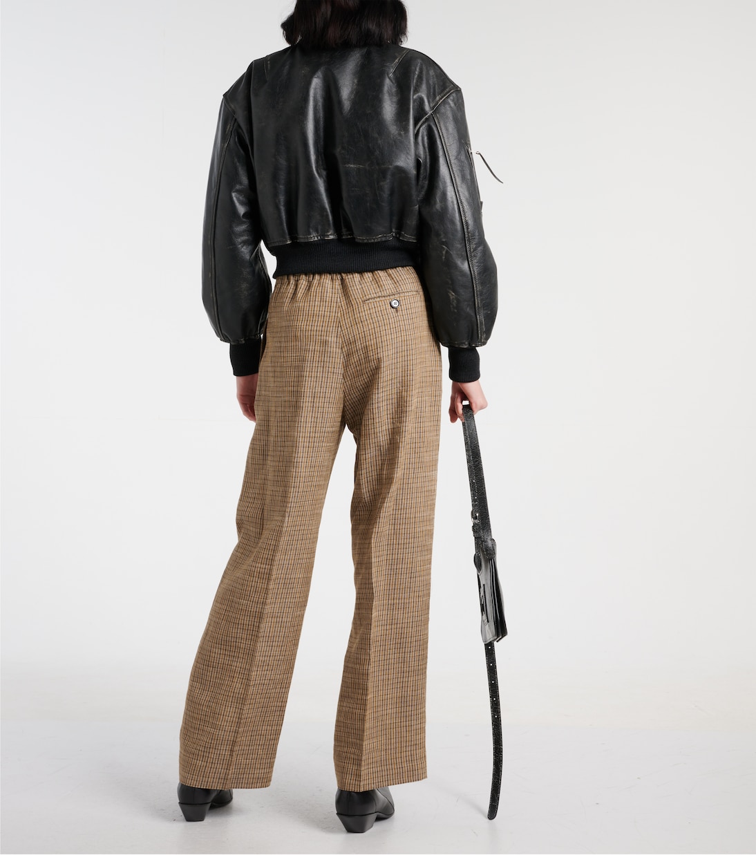 Veste bomber New Lomber en cuir | Acne Studios