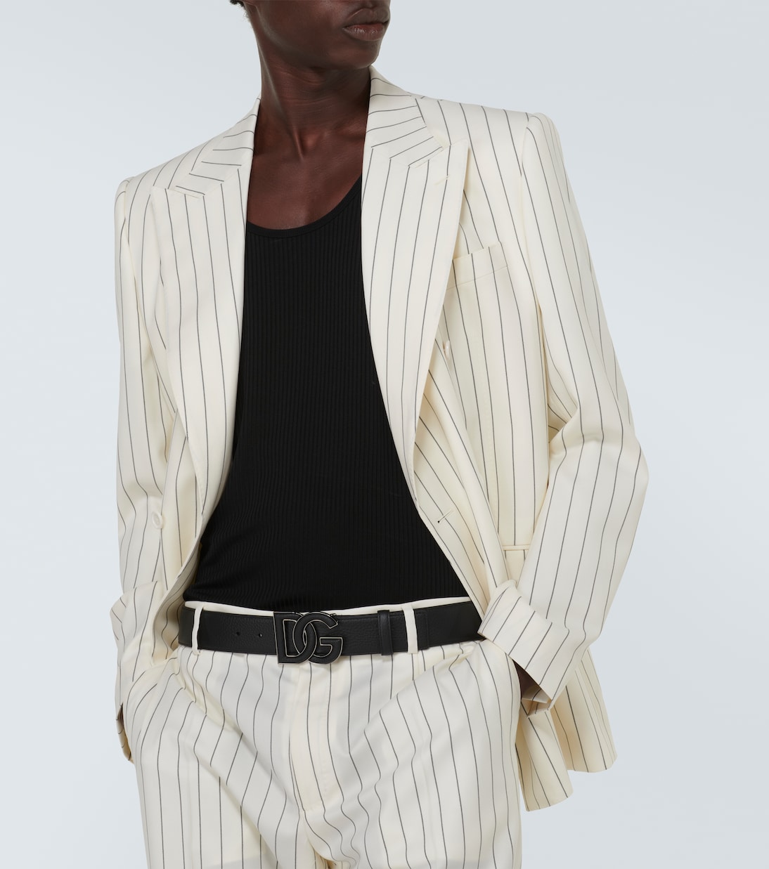 Cinturón DG de piel | Dolce&Gabbana