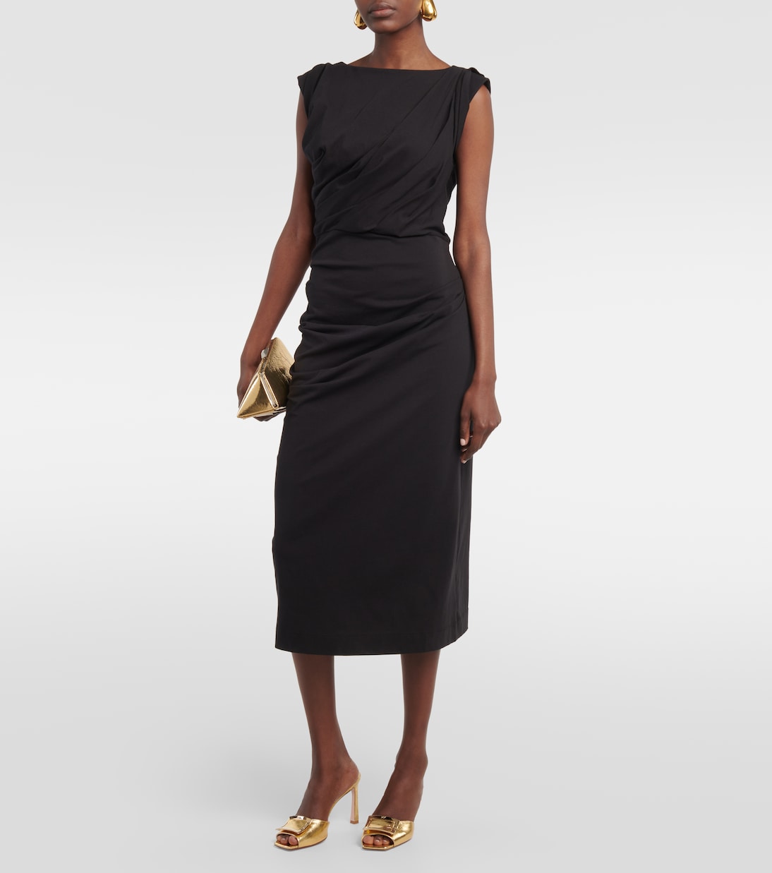 Pantoletten Trumpet aus Metallic-Leder | Roger Vivier