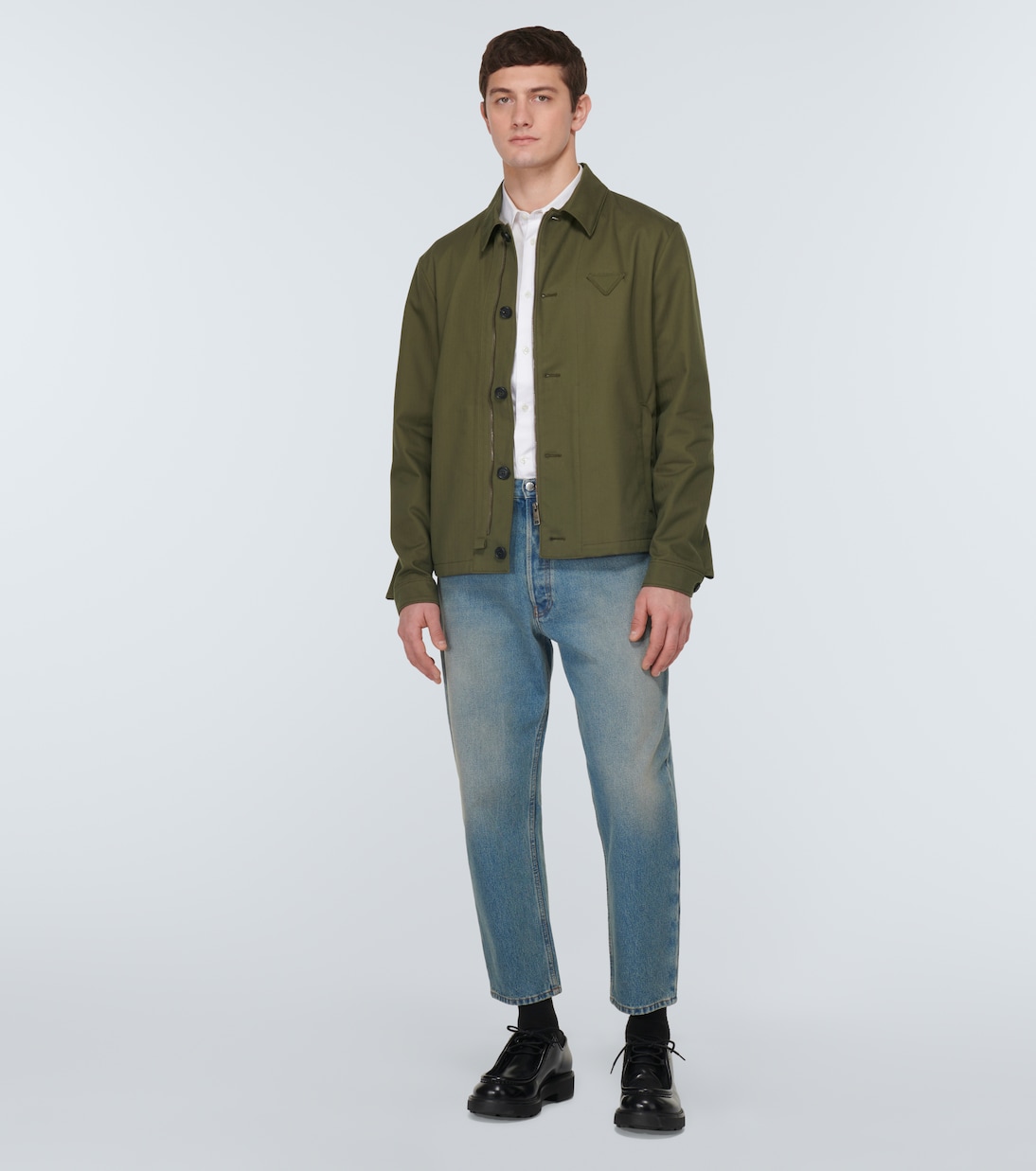 Jacke aus Baumwoll-Gabardine | Prada