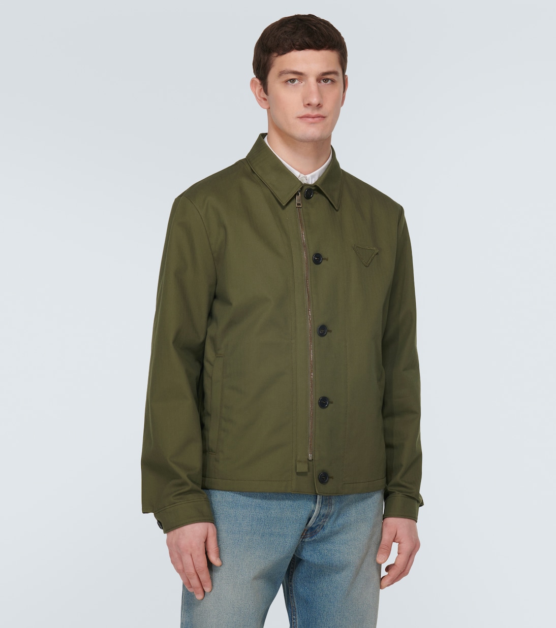 Jacke aus Baumwoll-Gabardine | Prada