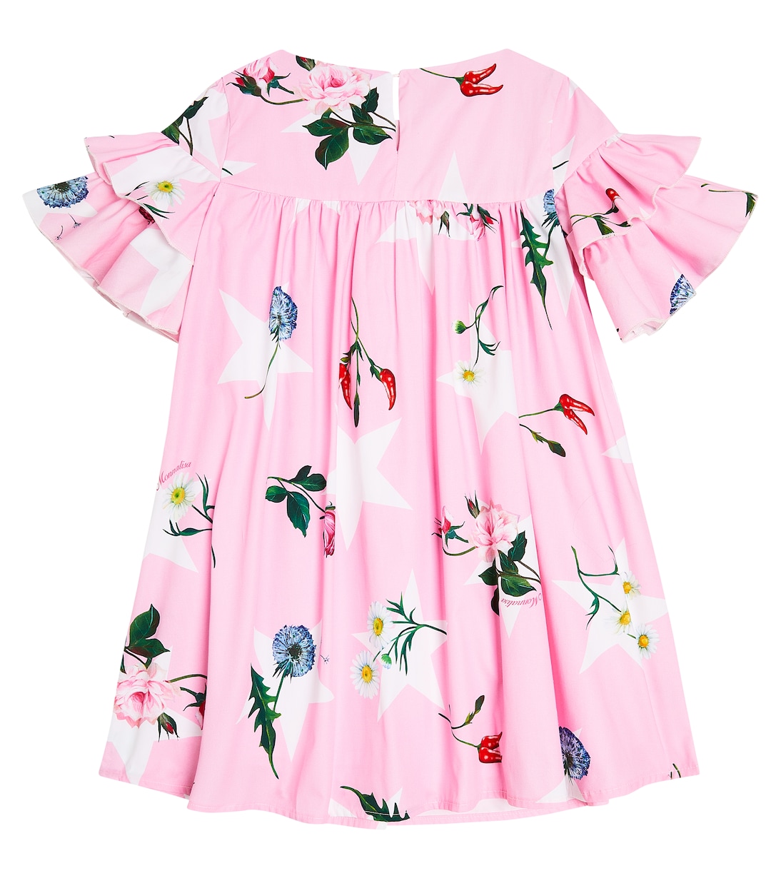 Bedrucktes Kleid aus Baumwolle | Monnalisa