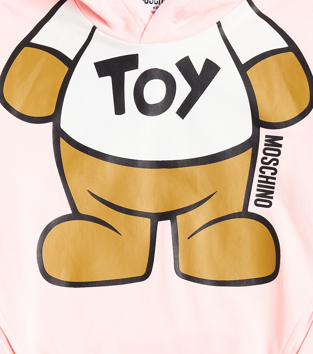 Felpa Teddy Bear in cotone con cappuccio | Moschino Kids
