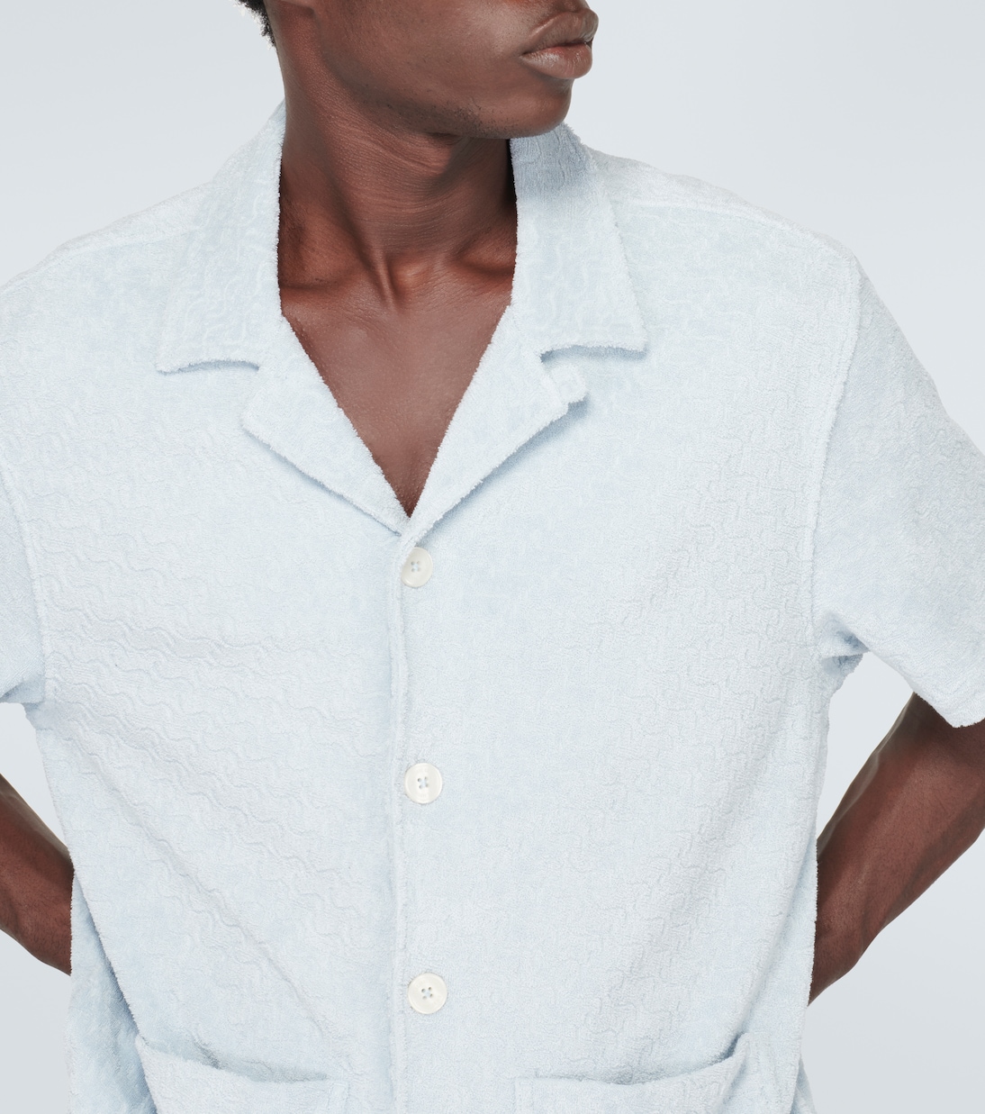 Camisa bowling Paco de rizo de algodón | Frescobol Carioca