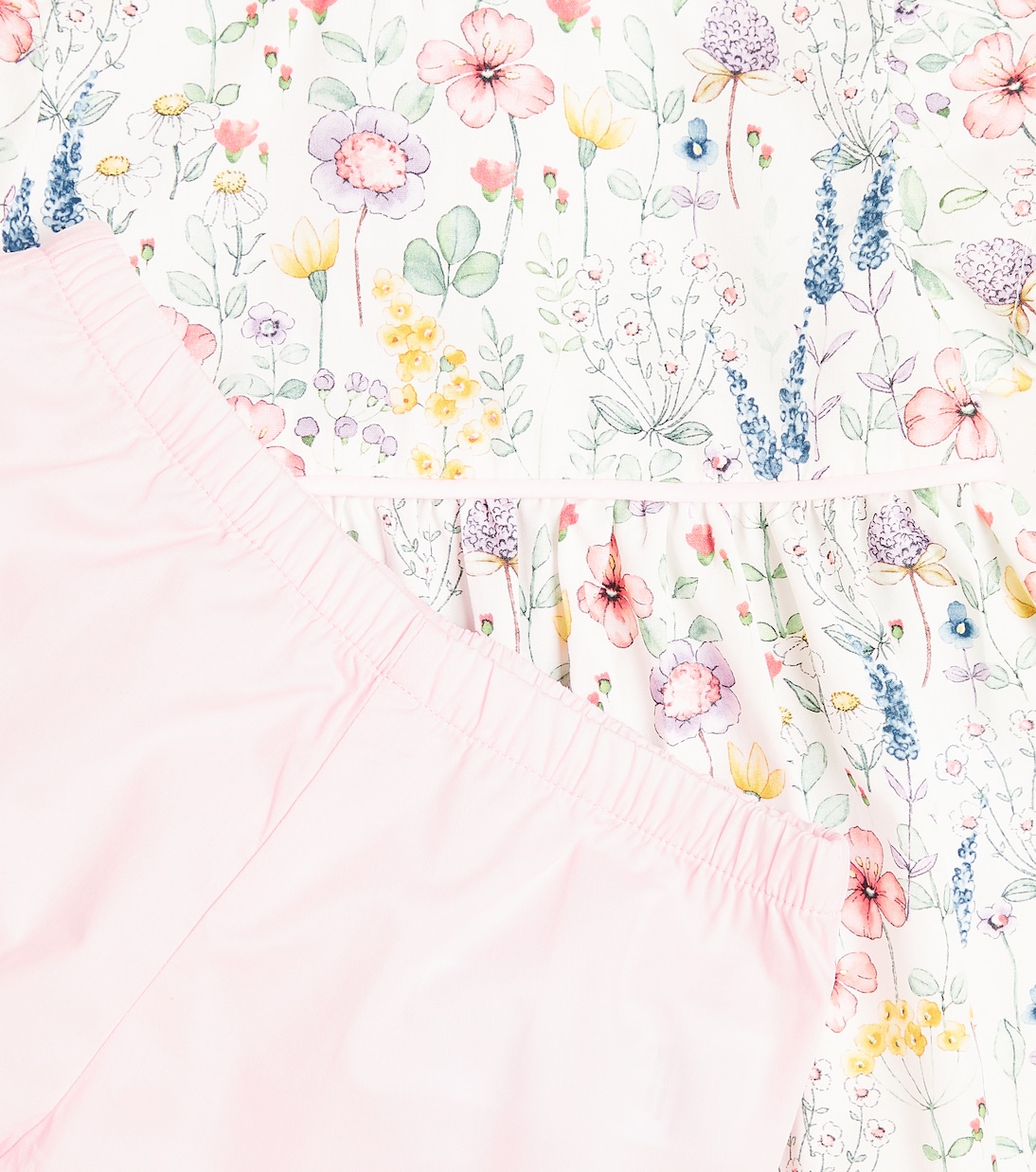 Baby - Abito e culottes in misto cotone | Il Gufo