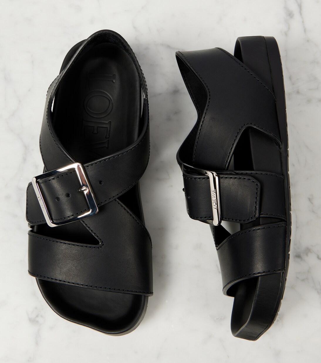 Sandalen Ease aus Leder | Loewe