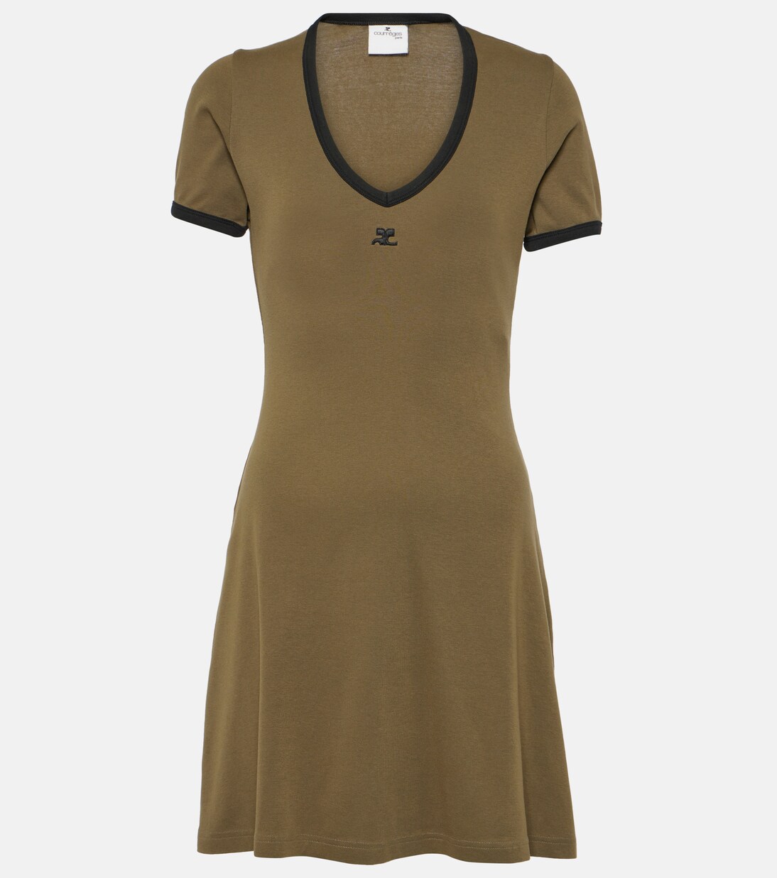Cotton jersey minidress | Courrèges