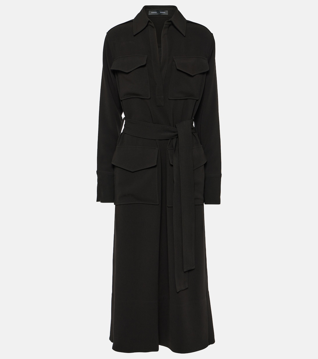 Abito midi Vanessa in crêpe | Proenza Schouler